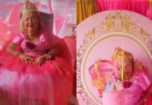 A sus 87 años cumple el sueño de tener una fiesta de princesas (VIDEO)