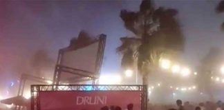 Un muerto y 40 heridos tras derrumbe de escenario en festival de España