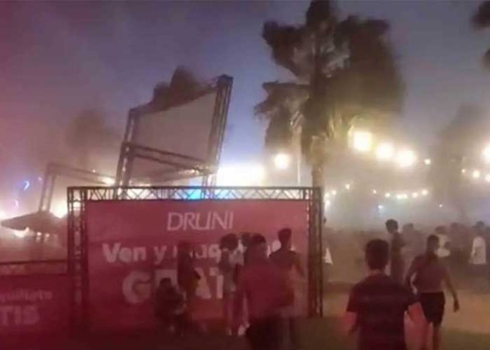 Un muerto y 40 heridos tras derrumbe de escenario en festival de España