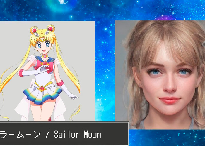 Inteligencia Artificial recrea a los famosos personajes del anime "Sailor Moon"