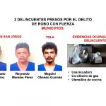 11 detenidos por delitos de peligrosidad en el departamento de Rivas