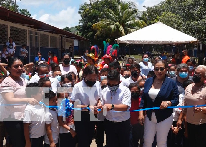 Autoridades de Rivas inauguran la rehabilitación del Colegio en Belén
