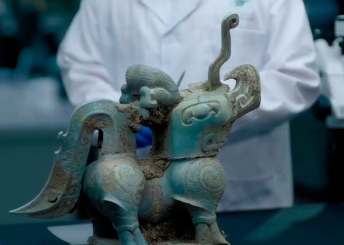 ¡increíble! Encuentran en China estatuas de bestias 