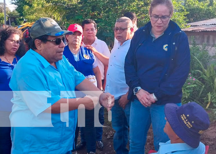 Autoridades de Tipitapa dan acompañamiento a familias afectadas por las lluvias