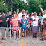 Inauguran más de 400 metros lineales de adoquinado en Nandaime
