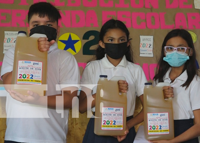 Garantizan merienda escolar para estudiantes en Somoto, Madriz