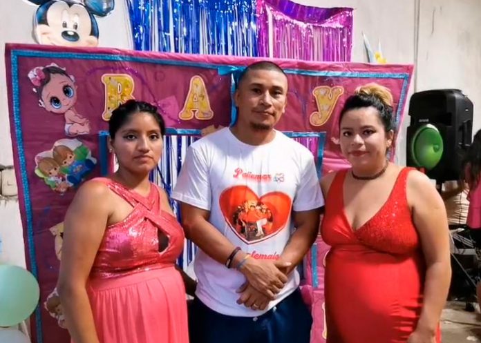 Celebra en Guatemala el Baby Shower de sus 2 esposas