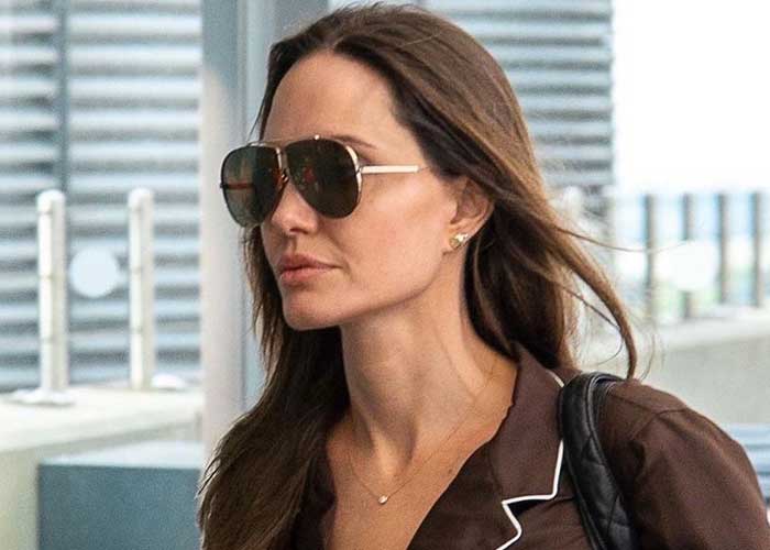 Angelina Jolie impone nueva tendencia en pijama
