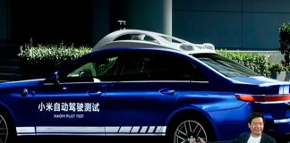 Xiaomi muestra su espectacular coche autónomo en carretera por primera vez