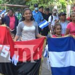 Realizan caminata "Aquí hay patria" en la Isla de Ometepe