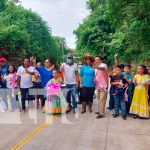 En la Comarca La Hoyada la Alcaldía de Managua inauguró 3 cuadras de calles