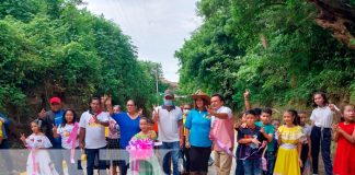 En la Comarca La Hoyada la Alcaldía de Managua inauguró 3 cuadras de calles