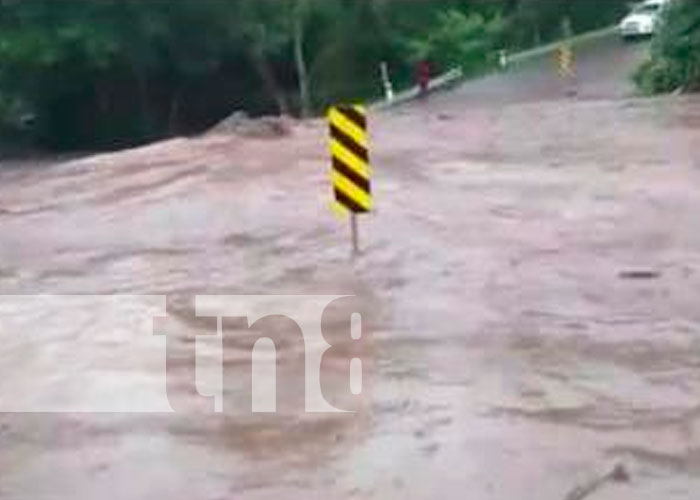Fuertes lluvias en Boaco provocan desborde de ríos en varios municipios