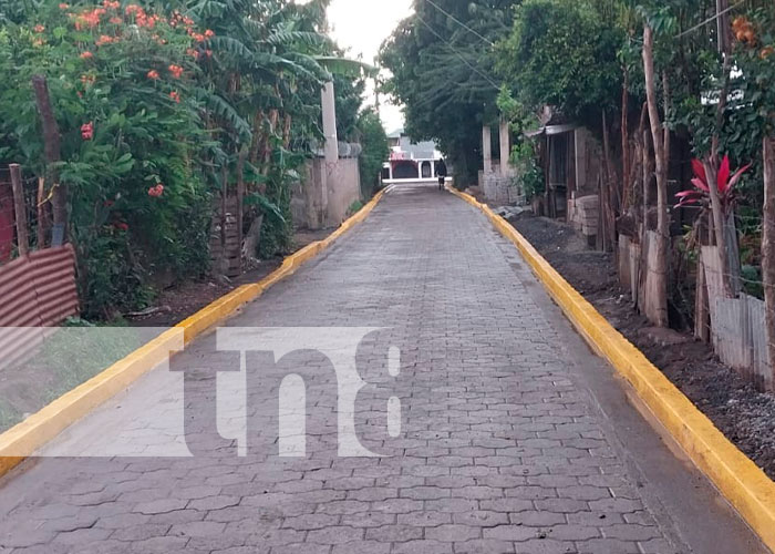 Familias de San Benito, Tipitapa estrenan calles nuevas