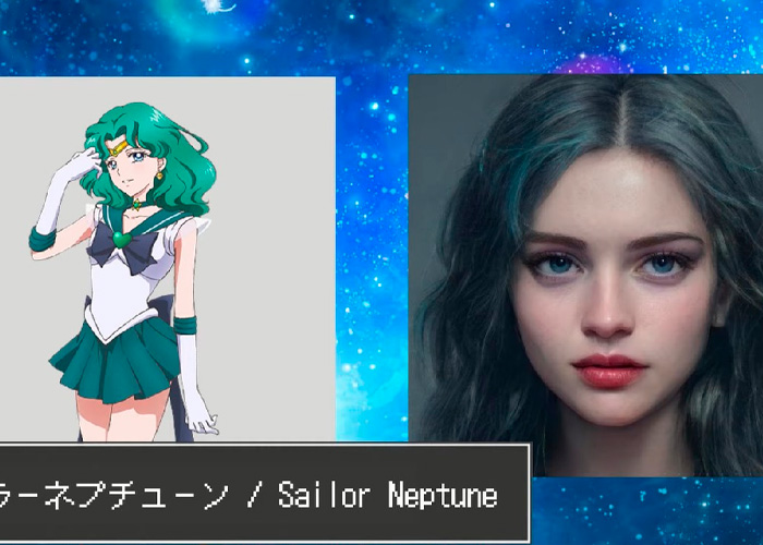 Inteligencia Artificial recrea a los famosos personajes del anime "Sailor Moon"