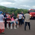 Accidente de tránsito en El Ayote deja a motociclistas lesionados