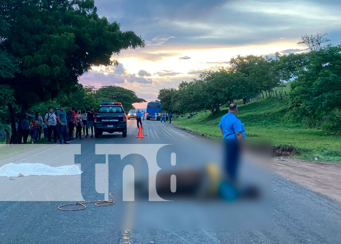 Accidente de tránsito le quita la vida a un hombre en Juigalpa