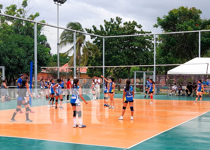 Desarrollan segundo campeonato de vóleibol sala de los Juegos Juveniles 2022