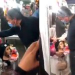 Político argentino besa a maniquí pensando que era un niño