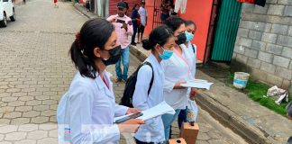 Acercan la vacuna contra la COVID-19 a pobladores del barrio Adolfo Reyes, Managua