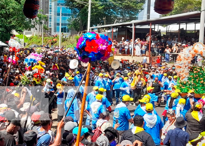 Miles de nicaragüenses participan en fiestas tradicionales de Managua