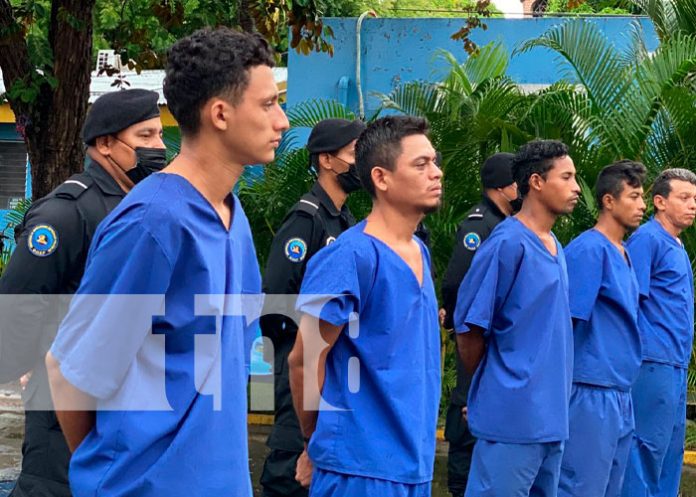 Policía de Chinandega captura a 14 presuntos delincuentes