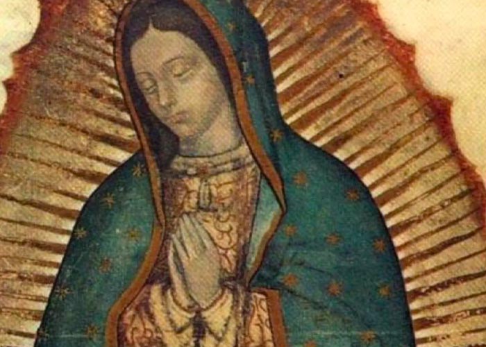 Las estrellas en el manto de la Virgen de Guadalupe