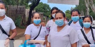 Brigada llega a Ciudadela Tipitapa para aplicar Vacunas contra el COVID-19