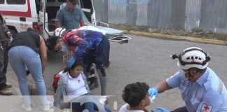 Personas lesionados tras choque de motos en un barrio de Estelí