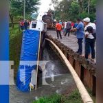Vivo de milagro camionero tras precipitarse en un puente en El Cuá