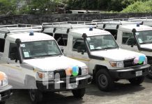 Presentan nuevas ambulancias al servicio de salud en Nicaragua
