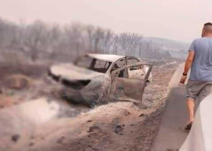 Voraces llamas de incendio acaban con la vida de 26 personas en Argelia