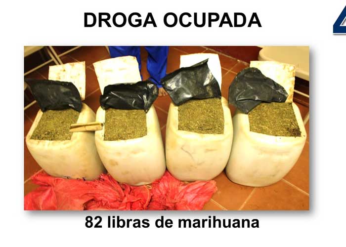 Sujeto en prisión por llevar más de 80 libras de marihuana en Bonanza