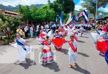 Inician desfiles patrios con centros escolares en Jinotega