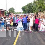 Inauguración de nuevas calles en Batahola Sur, Managua