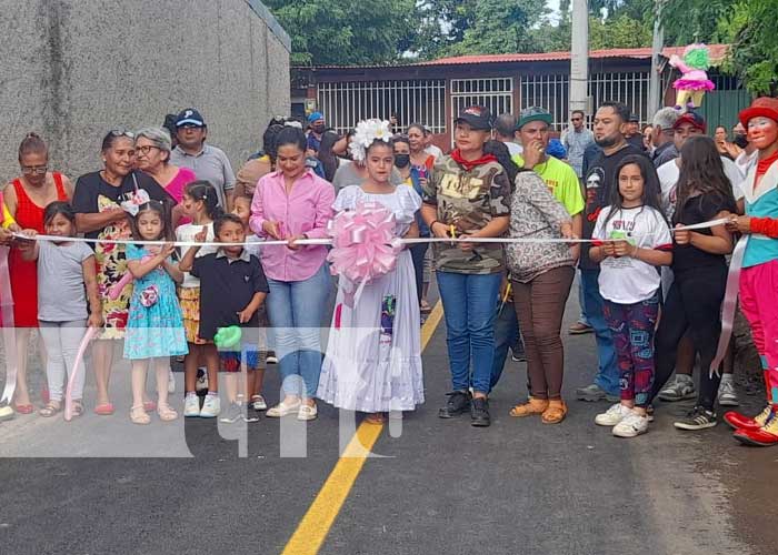 Nuevas calles para el barrio Perú, en Managua