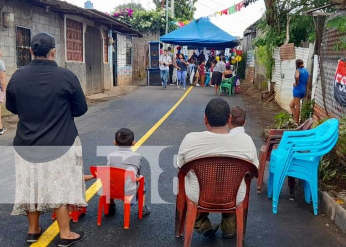 Nuevas calles para el barrio Perú, en Managua