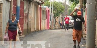 Construcción y reparación de calles en el barrio Jorge Dimitrov, Managua