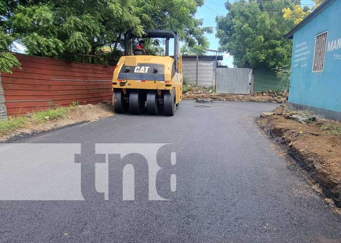 Nuevas calles y sistema de drenaje en el barrio Carlos Núñez, Managua