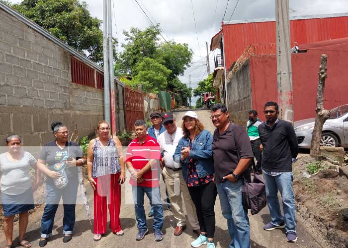 Nuevas calles para el barrio Tierra Prometida, Managua