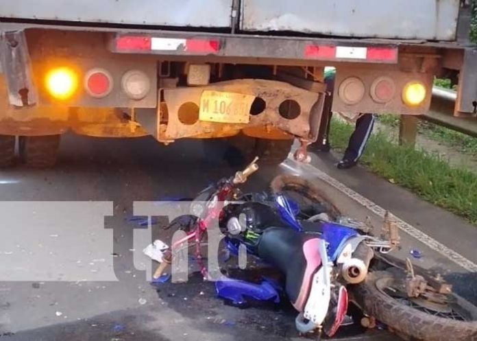 Fatal accidente de tránsito en Villa Sandino, Chontales