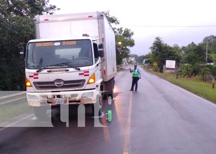 Fatal accidente de tránsito en Villa Sandino, Chontales
