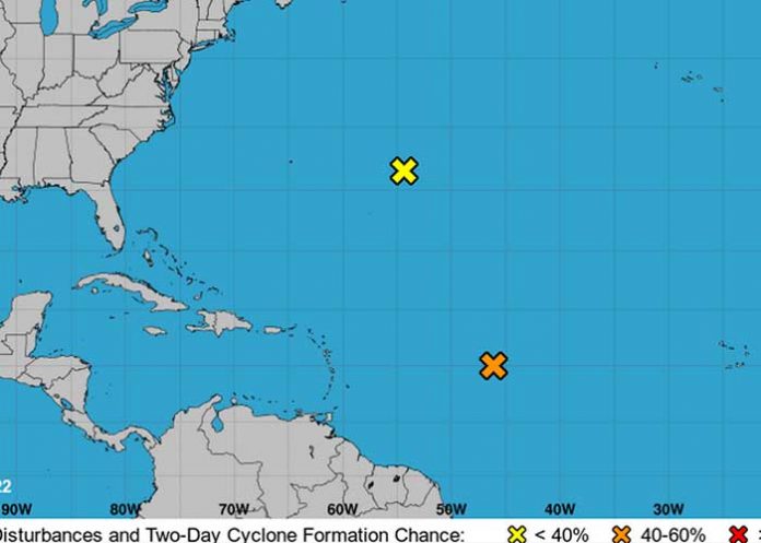 ¡Ojo! Vigilancia por dos posibles depresiones tropicales en el Atlántico