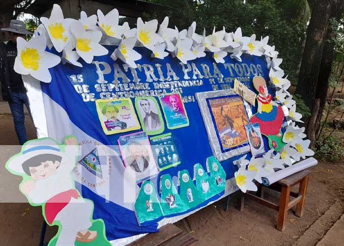 Actividades para celebrar el CNA desde un colegio en Managua