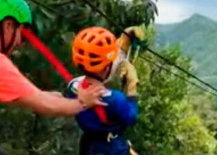 ¡Trágico! Menor muere tras lanzarse de tirolesa en parque en Colombia