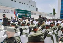 Acto en reconocimiento al Cuerpo Médico Militar de Nicaragua