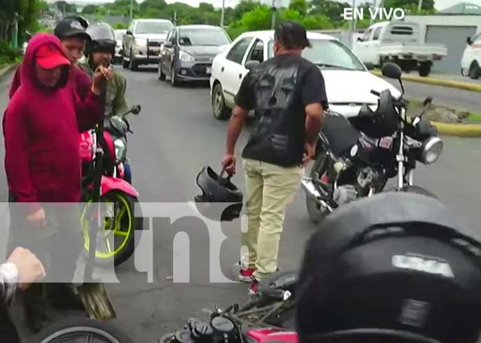 Accidente de tránsito deja a un hombre en estado grave en Managua