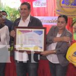 Entrega de reconocimientos a los alfabetizadores en Estelí