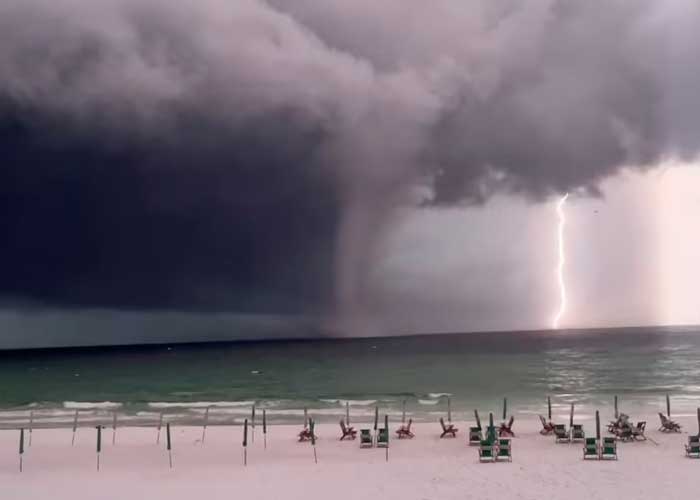 Desata el pánico catastrófico fenómeno natural en las playas de Florida