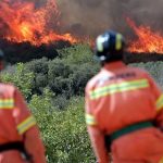Fuertes incendios forestales al este de España